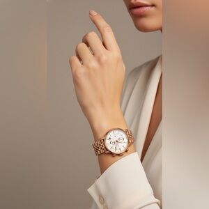 FOSSIL F2 Watch ES-1944 ROSE GOLD WATCH